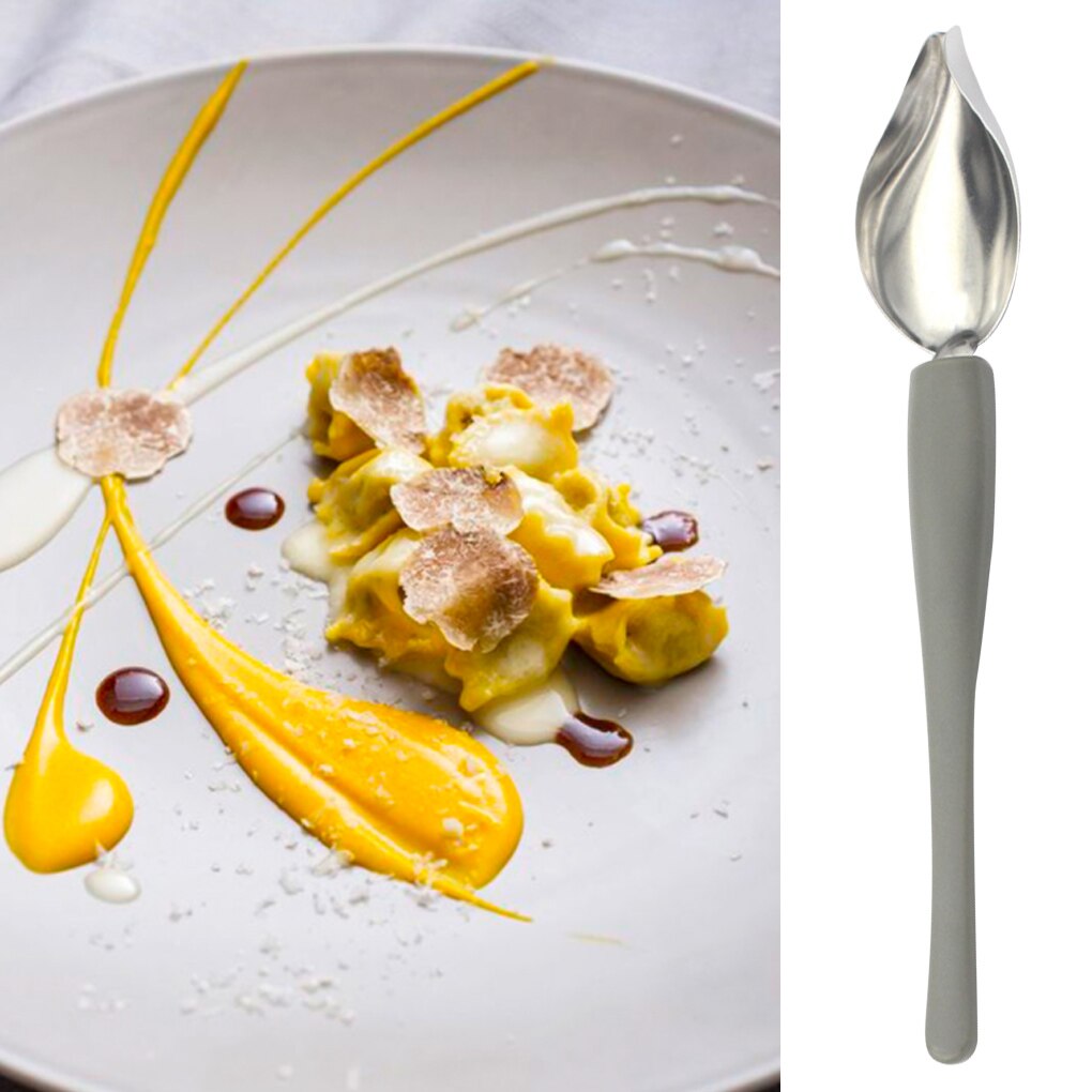 Chef Valon Saus Plating Art Potlood Tekenen Keuken Nozzle Draagbare Saus Schilderen Potlood Lepel Dessert Decor