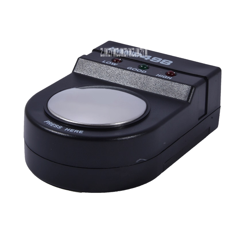 Anti-static Tester Hand Ring Belt Detector 6F22 9V Less Than 15mW 3 1/2 bit LCD Display HAKKO 498