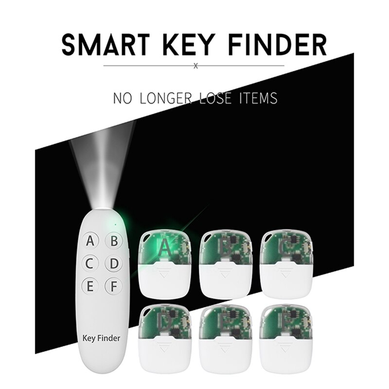 Schlüssel Finder Clever Schlüssel Tracker Anti-Verloren Lokalisierer Alarm Drahtlose Tragbare Gerät für Telefon Brieftasche Gepäck Tasche Haustiere freundlicher
