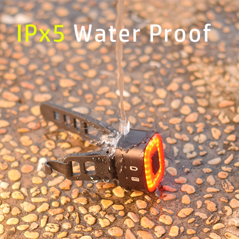 CubeLite II Xlite100 Bicicletta borsa accorto auto Freno Luce di Rilevamento usb della bici della Strada MTB fanali Posteriori posteriori