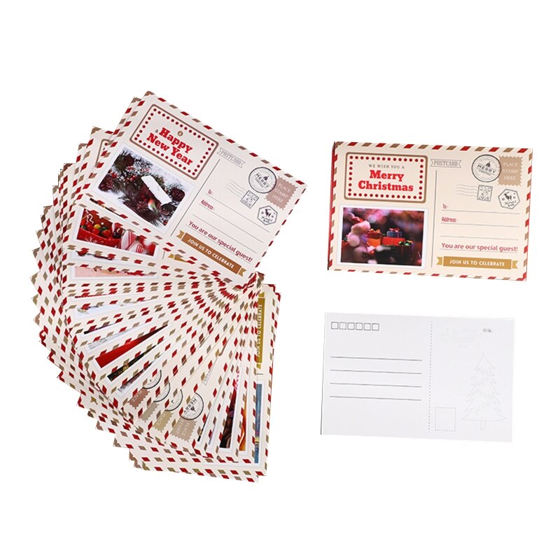 Christmas 3D Stereo Greeting Card AR Virtual Imaging Technology D08F: E