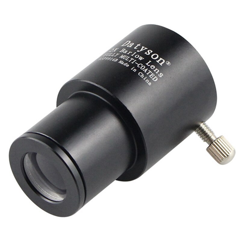 Datyson-accesorios para telescopio astronómico, extensor 2X de 0.965 pulgadas, 5P9916B, cristal óptico totalmente de Metal: Default Title