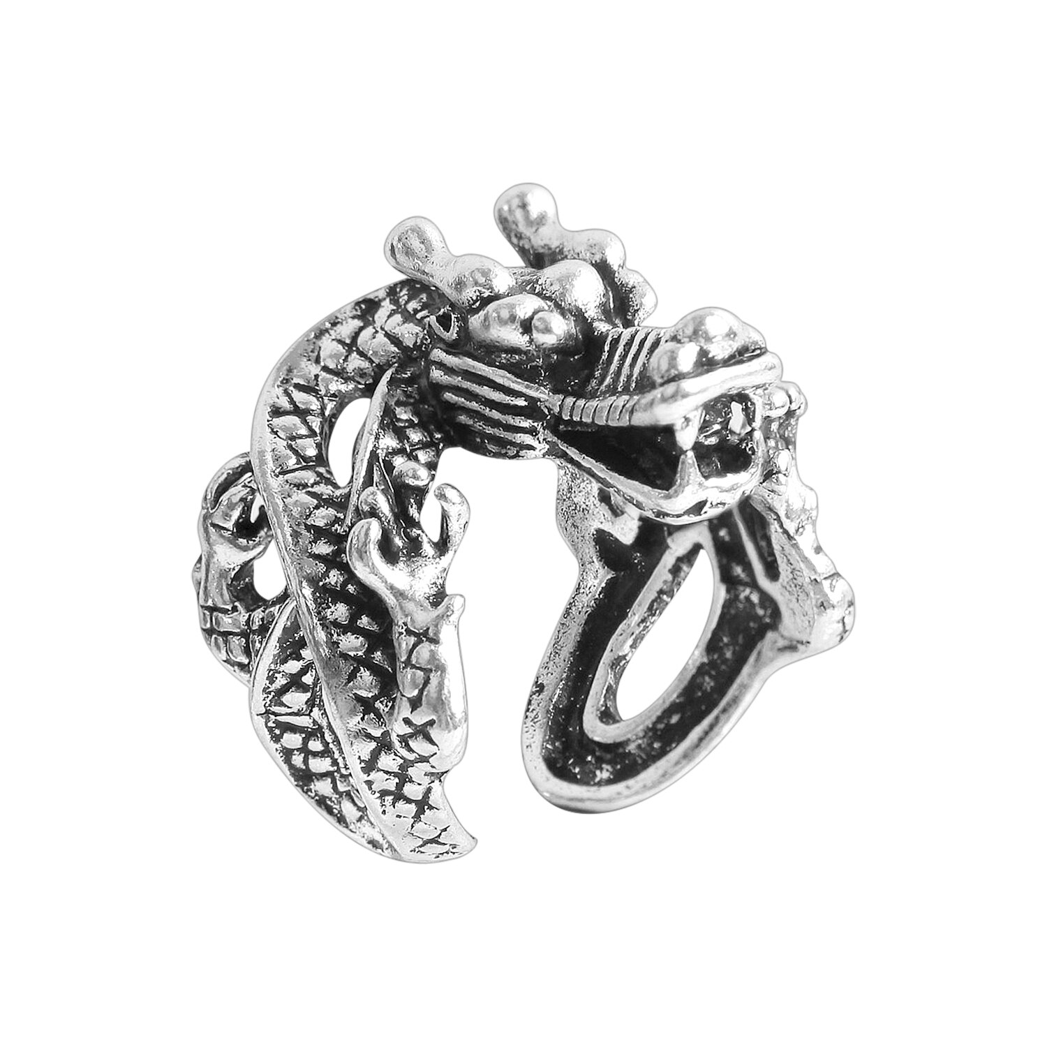 Animali Vintage Dragon Claw Snake Ring uomo donna Punk Hip Hop anelli di apertura personalità regolabile anelli gotici regalo gioielli: Style 12