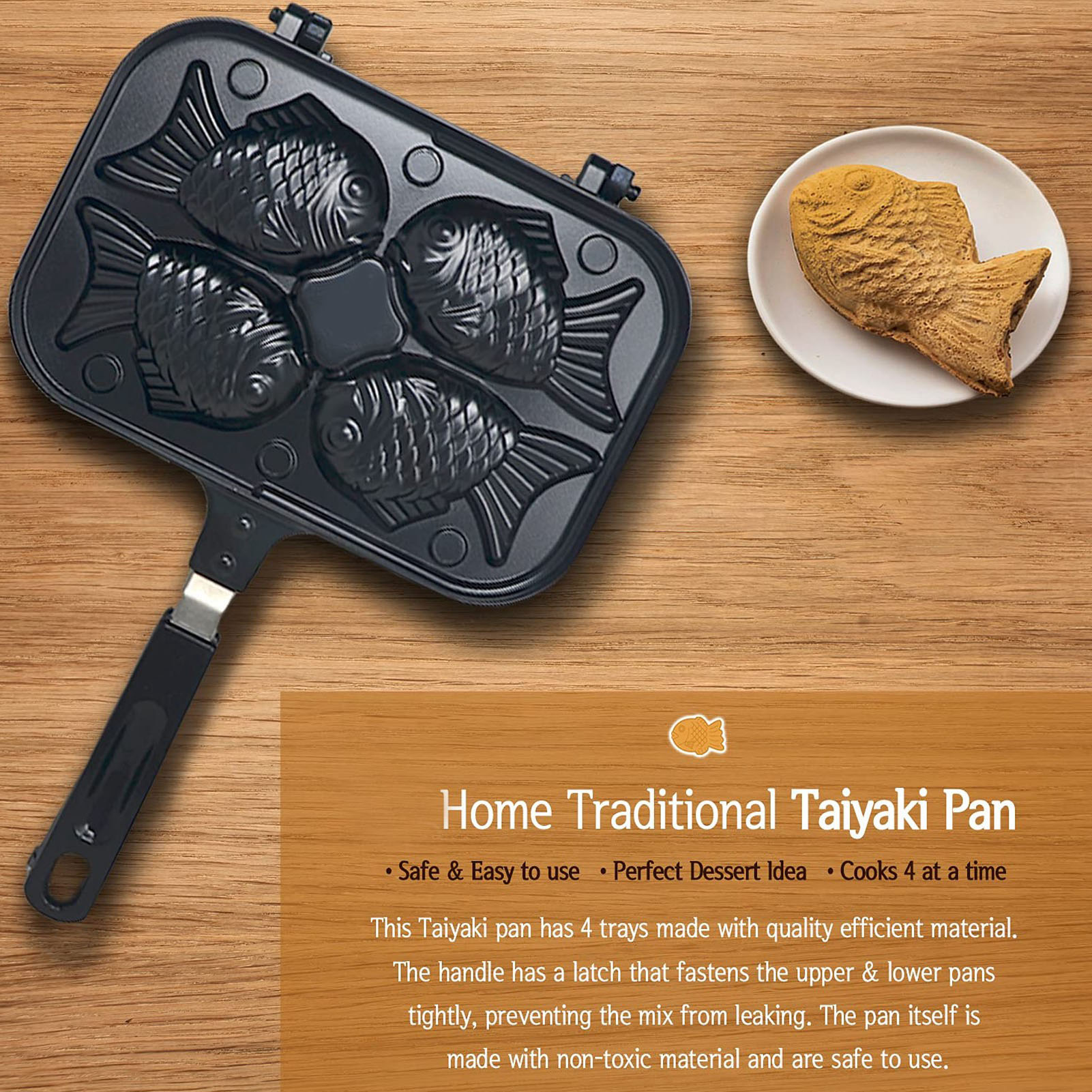 Taiyaki gotowanie Bakeware Taiyaki ryba kształt ciasto producent nie Stick Taiyaki podwójnie pieczenie patelnia wafel pieczenie forma Taiyaki ciasto producent