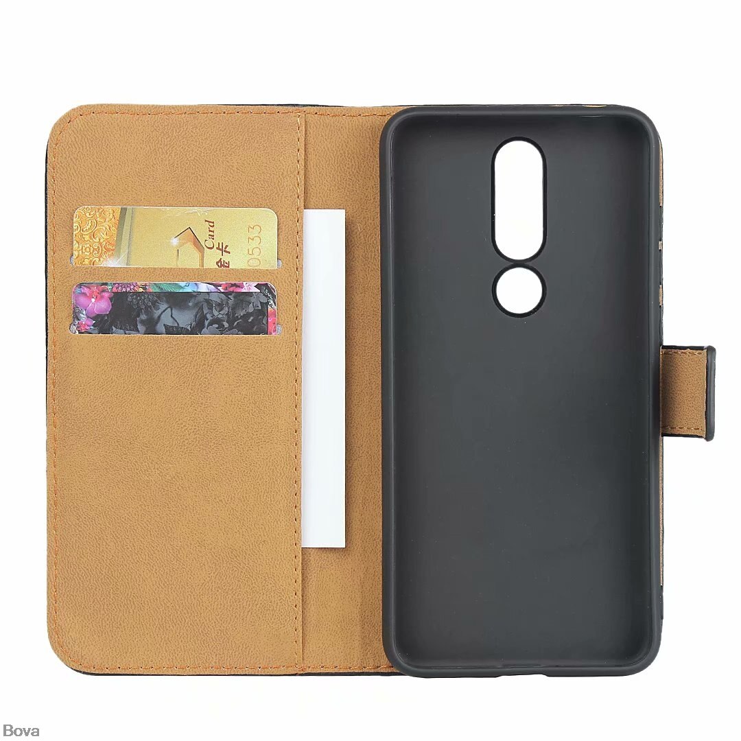 Prämie Leder kippen-Startseite Luxus Brieftasche Telefon fallen für Nokia 5,1 Plus/für Nokia X5 karte Halfter Halfter telefon Hülse GG