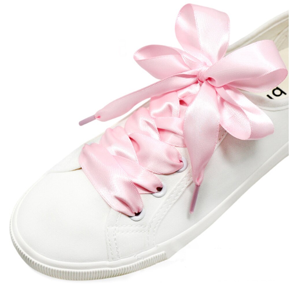 120CM Flat Sneaker Shoe Lace Flat Shoe String for Sneaker Athletic Shoelace: 2PCS pink