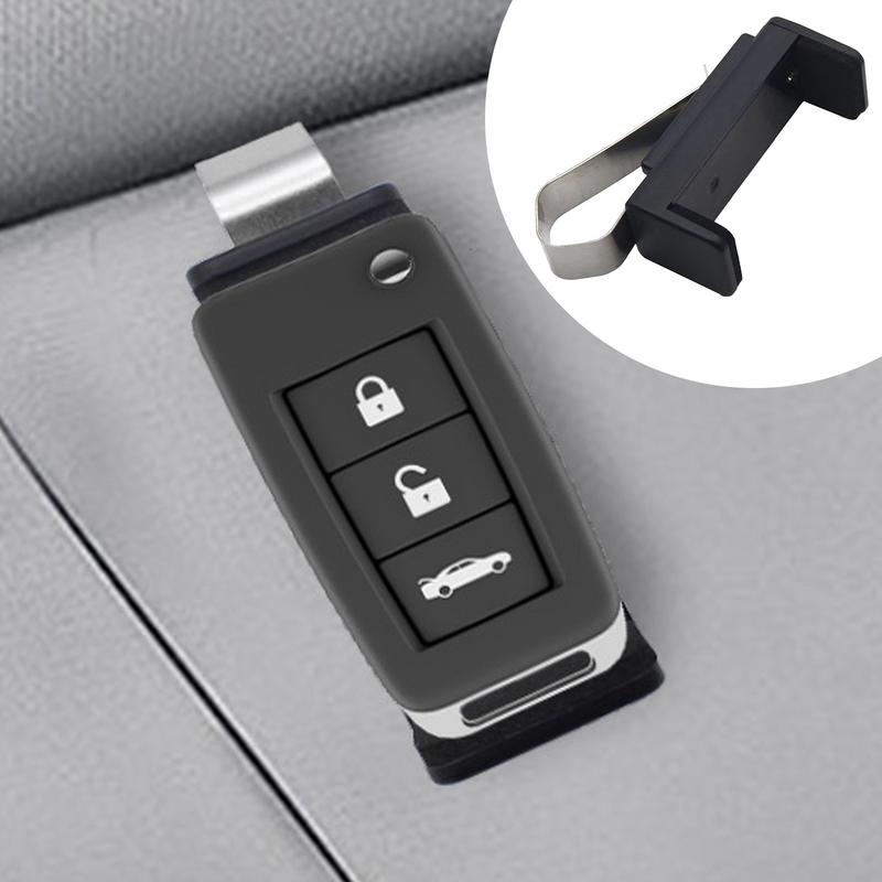 Support de clé de voiture réglable, clip de télécommande de portail, porte de garage, pare-soleil, 45-67mm