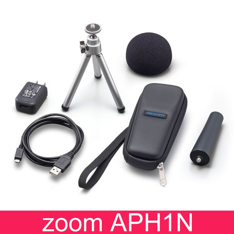 Zoom APH1n APH-1n Pack d'accessoires pour ZOOM H1n enregistreur pratique support de trépied réglable adaptateur de pince micro: Default Title