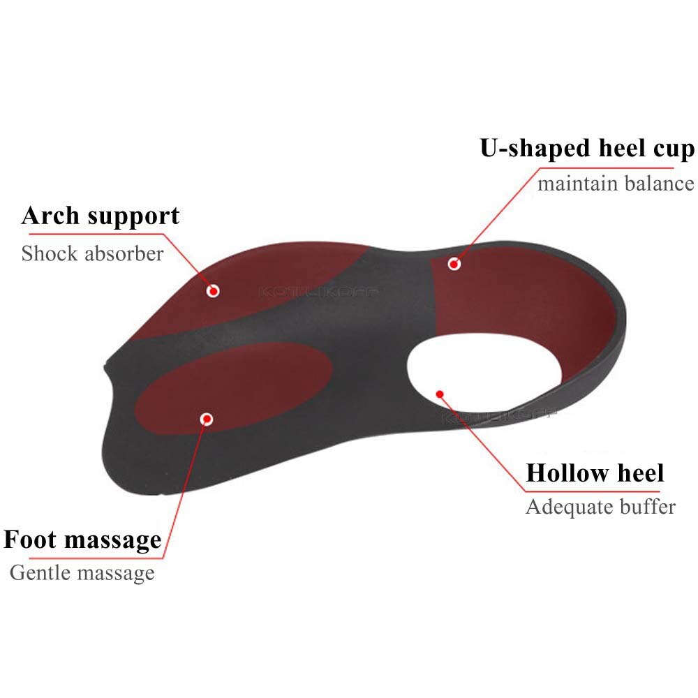 Orthotic Flat Feet Insoles for Arch Support O/X Leg Corrective Foot Care Pads Plantar Fasciitis Half Inserts Shoes Sole Insole
