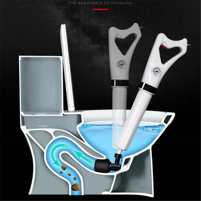 Ontstoppen De Wc Wc Luchtdruk Riool Groente Wastafel Afvoerputje Pijp Unclogger Wc Hoge Druk Unclogging 1Pc