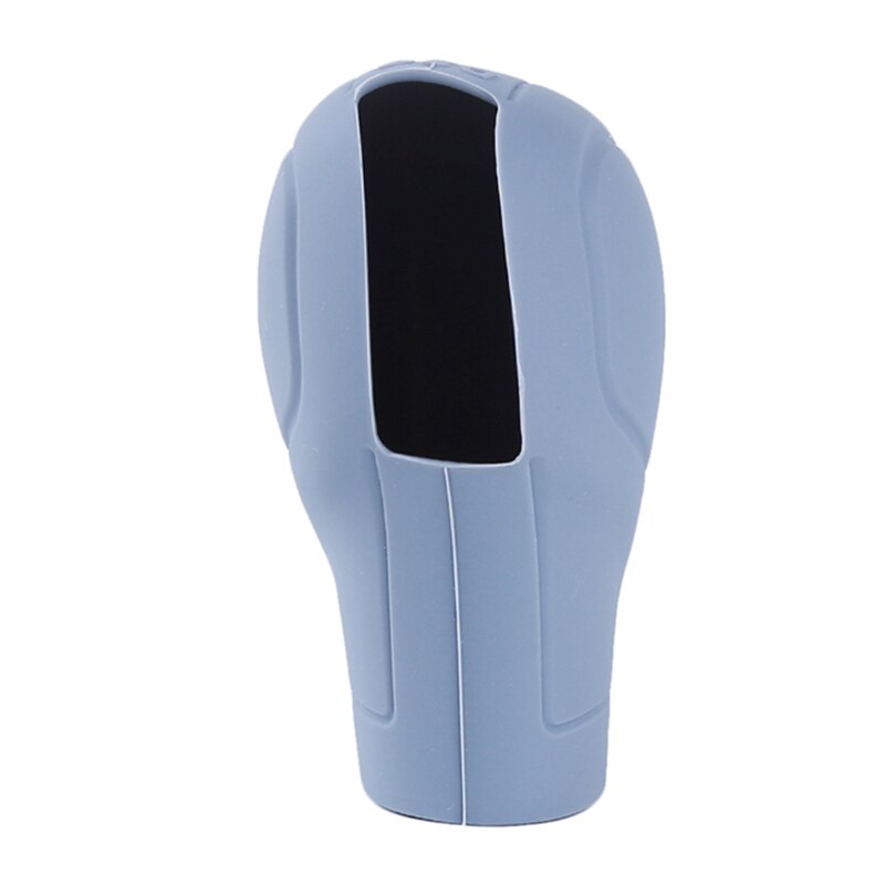 Siliconen pookknop pookhoes auto-interieuraccessoires versnellingspookhoes versnellingspookringen: Grijs