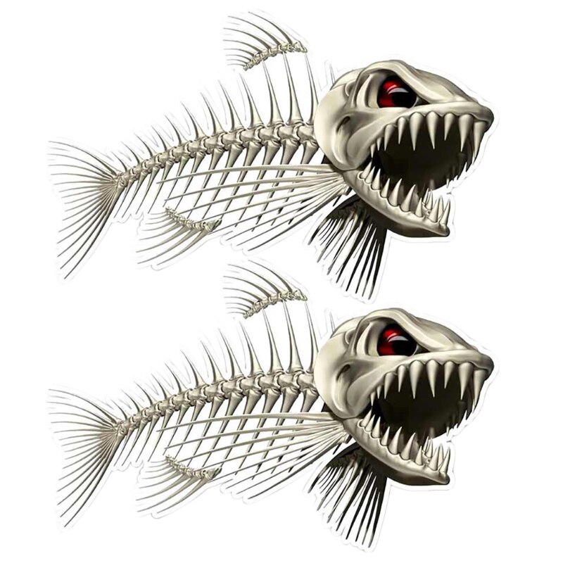 2Pcs/Lot Decals Sticker for Canoe Kayak Boat Fishing Canoe Graphics Car Reflective Graphics Sticker Accessories: 5