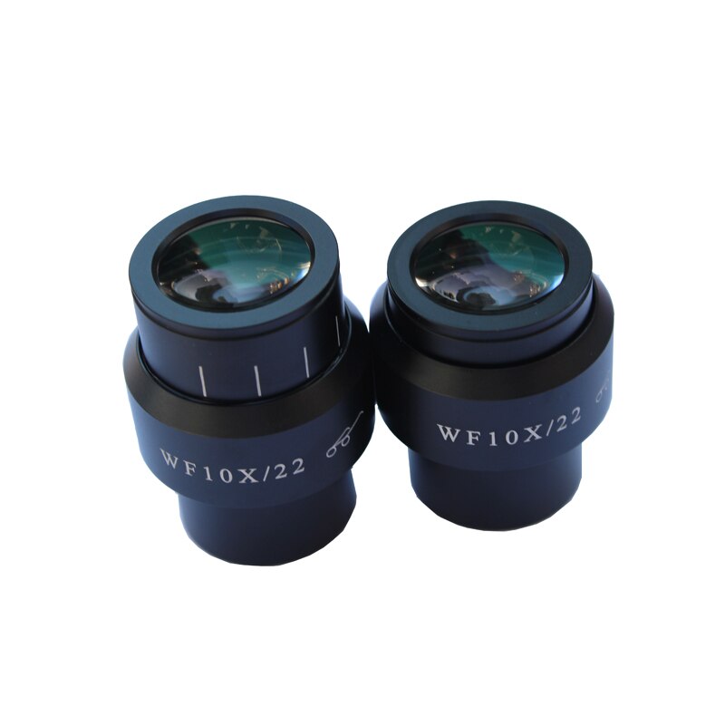 1PCS Stereo Microscope WF10X 22 mm 23mm 24mm Wide Angle Eyepiece Diopter Adjustable with Eyeguards 30mm Diameter