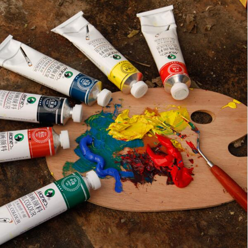 10 packs All colors 50ml per tube oil painting pigment painting art supplies