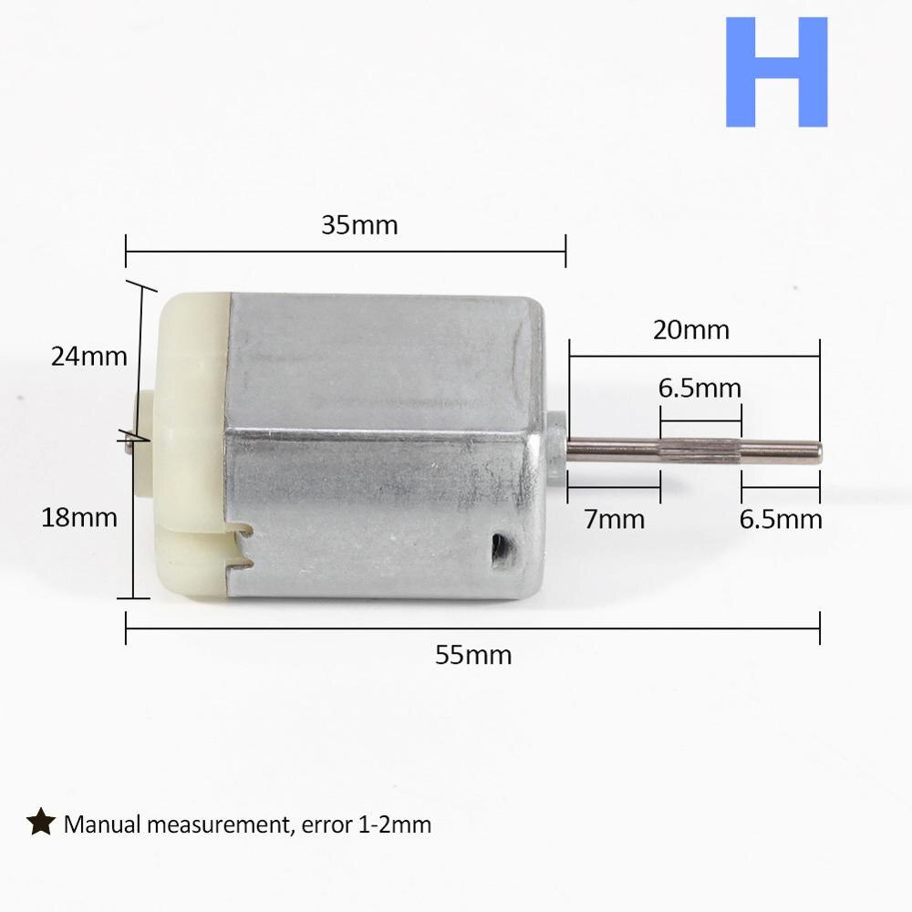 AZGIANT FC280 Car latch Door Lock Motor 12V DC , folding mirror motor, ESL steer ELV lock motor, gas tank motor fuel engine: motor H