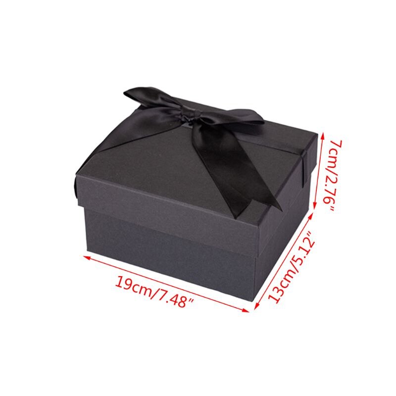 Bow Tie Black Box Eco-friendly High Cardboard for Weddings