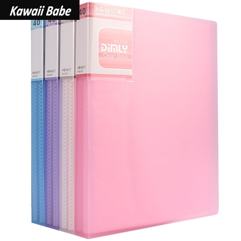 Desk Organizer File Folder A5 20/30/40/60 Page Document Folder for Files Sorting Supplies Office School Supplies Document Case