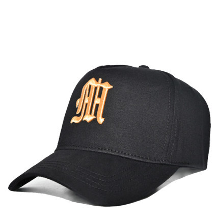 High Top Big Size Sport Sun Hat Lady Large Size Snapback Cap Men Plus Size Baseball Cap 55-61cm 59-65cm: black gold / 55-61cm