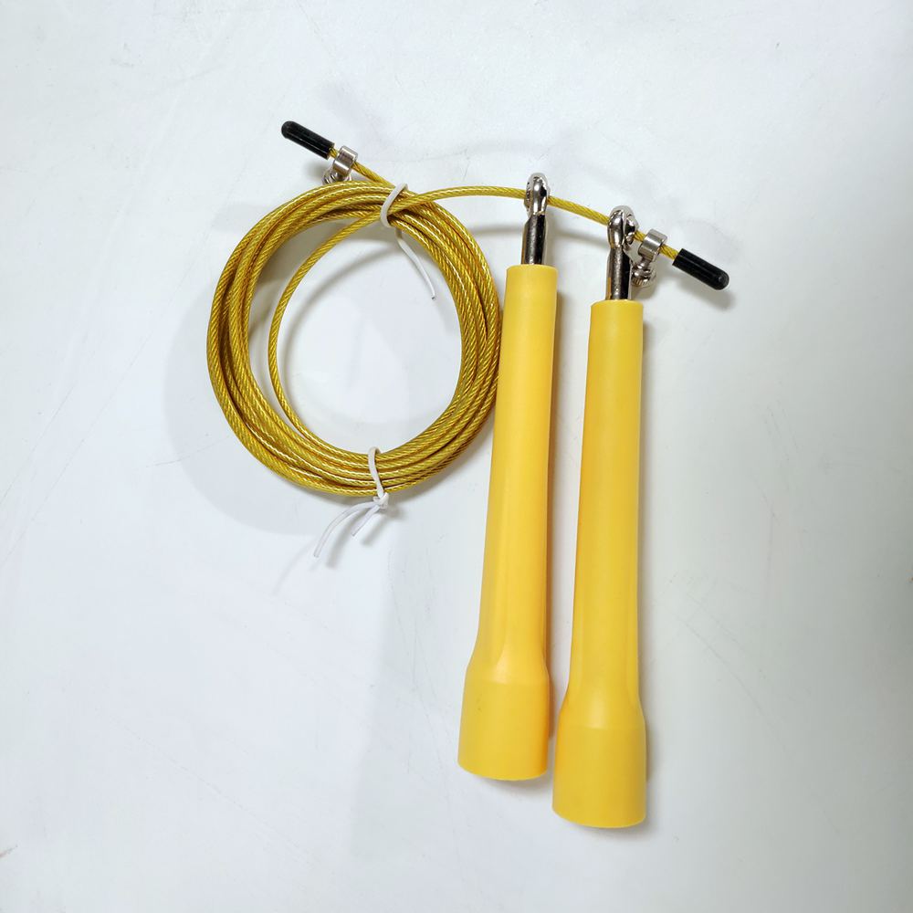 Speed Bearing Jump Rope Skipping Rope For MMA Boxing Fitness Cross Training: JPE-Yellow