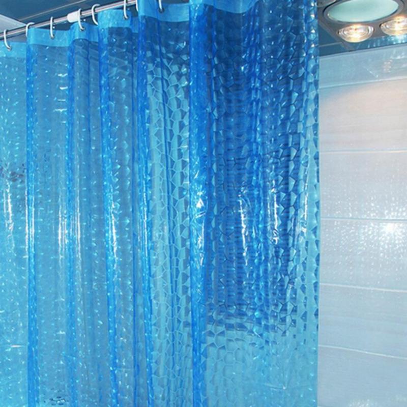 1.8 x 1.8m peva badeværelsesbrusegardiner støbtæt vandtæt 3d fortykket husholdningsbadeværelset badeforhæng plast badekarret