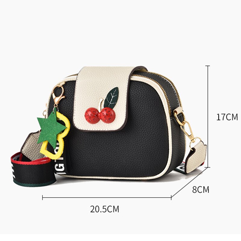 Dames pu leren tas brede band brief handtassen vintage schoudertas messenger bags dames crossbody tote