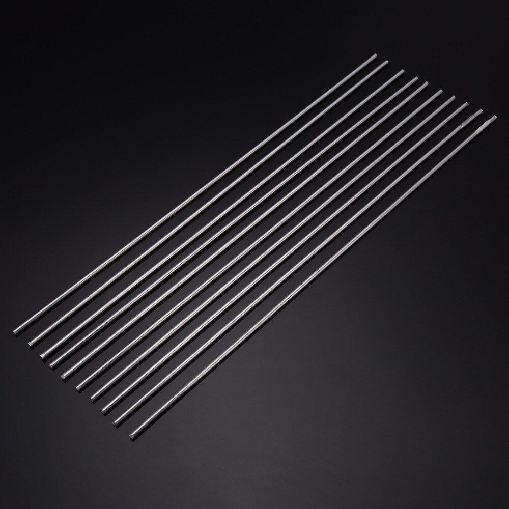 10pcs Metal Aluminum Magnesium Welding Rod Low Temperature Silver Welding Sticks 2mmx450mm