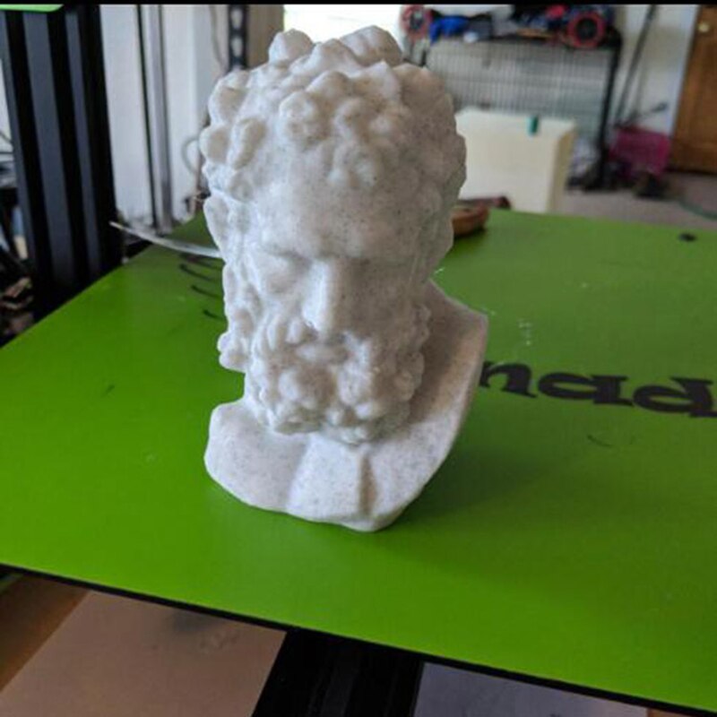 Impressora 3d de filamento pla de mármore, 1.75mm, 1kg, fio de pedra, impressão de material