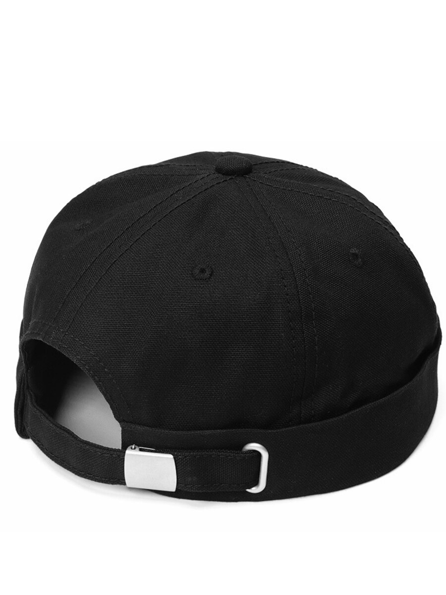 Canvas Men Docker Cap Skullcap Sailor Cap Beanie Hats Men Women Cap Brimless Hat Skullcap Bonnet Plus Size Beret Caps