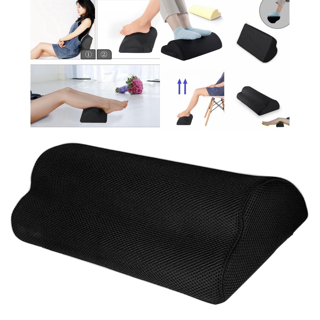 Footrest Under Desk, High Density Sponge Ergonomic Foot Rest Cushion for Improved Posture and Stress Relief in Office & Home