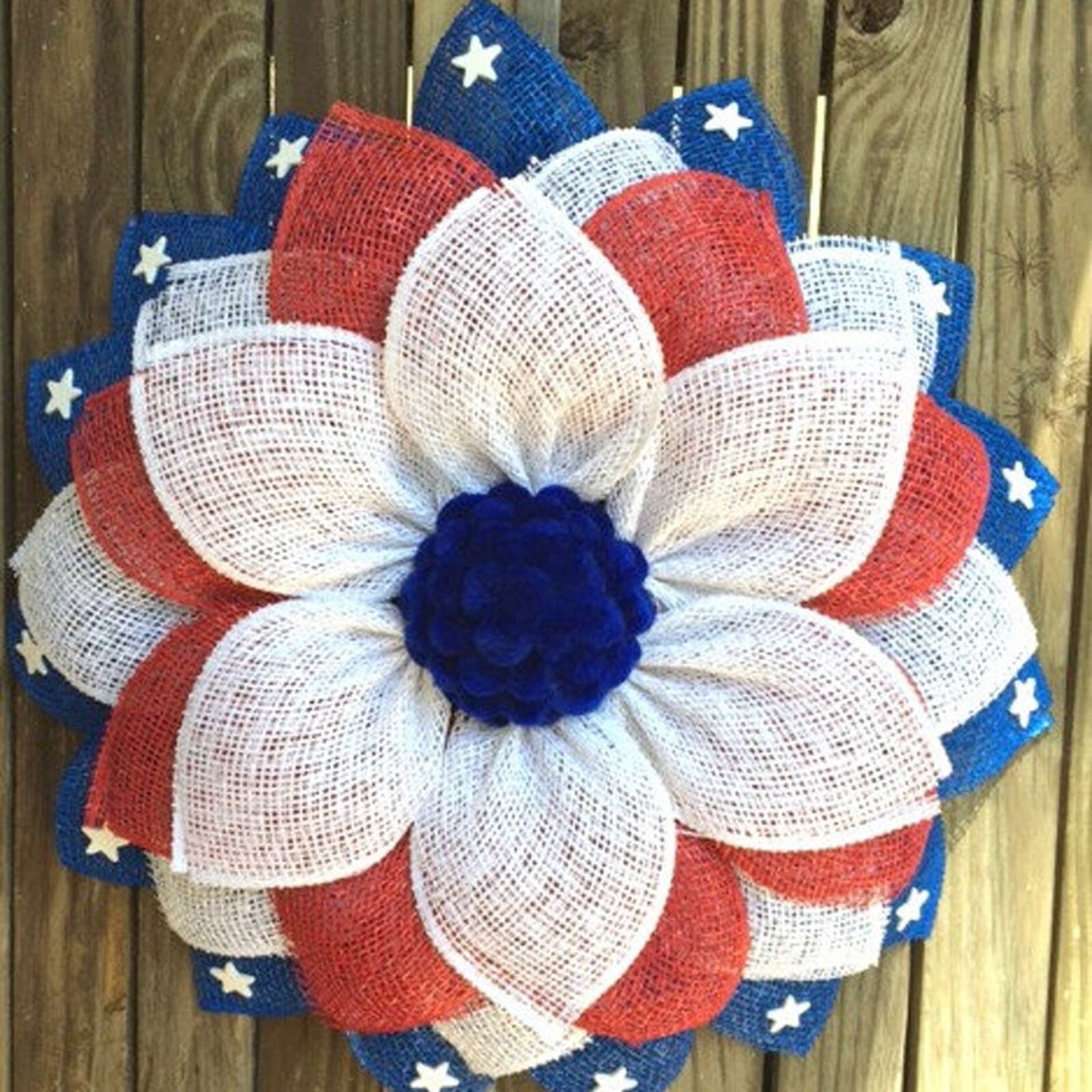 Patriotic Wreaths For Front Door Fourth Of Julys Wreath And Veterans Day Decor Great-patriotic Wreath Door Election Vote Garland