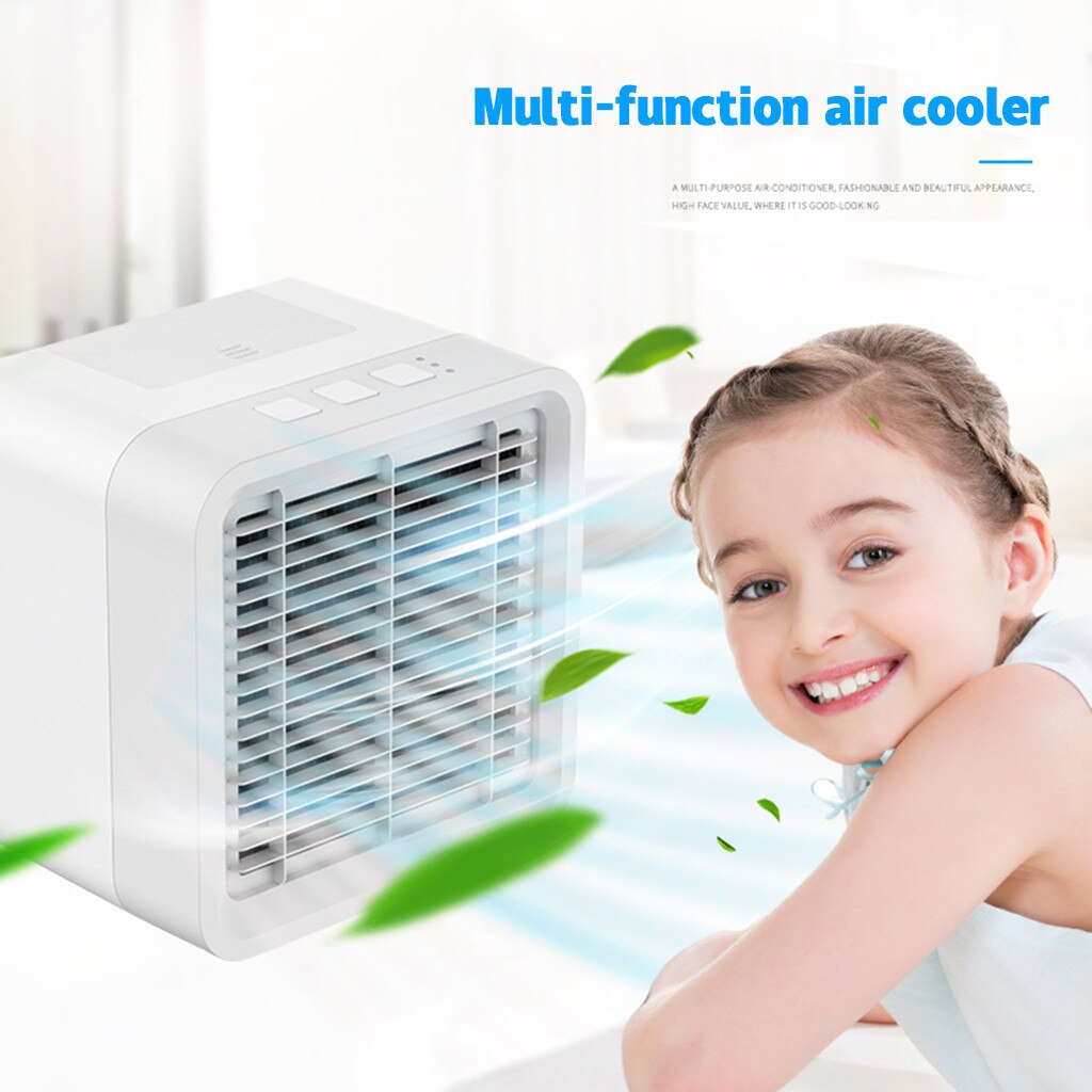 Humidifiers Mini Air Conditioner Air Cooler Fans USB Portable Air Cooler Table mini Fan For Office Refrigerating Device#50