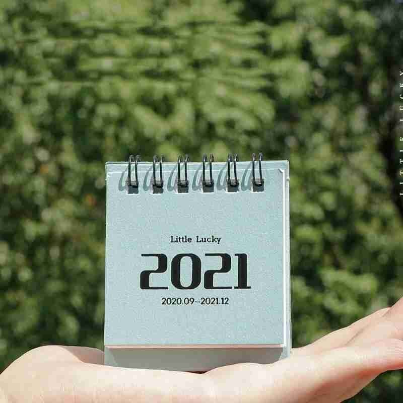 Desk Calendar Dual Daily Schedule Table Planner Standing Calendar Yearly Agenda Organizer Home Office Supplies