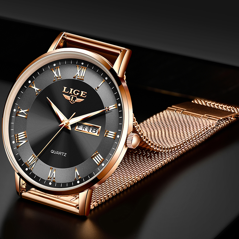 LUIK Top Merken Luxe Horloges Voor Mannen Casual Quartz Horloges Waterdicht Lichtgevende Datum Week Heren Horloge Reloj Hombre