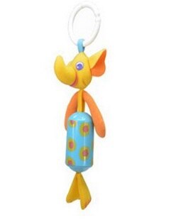 Sozzy Top Kinder Spielzeug, kinder weihnachten weiche Tiere bett auto Hängen Ring Glocke Rassel 20% Off: F elephant