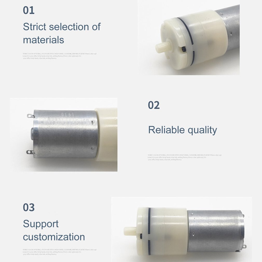 5V Motor Micro Vacuum Pump Small Air Pump Mini 370 Air Motor Micro Oxygen Pump DIY Aquarium Fish Tank