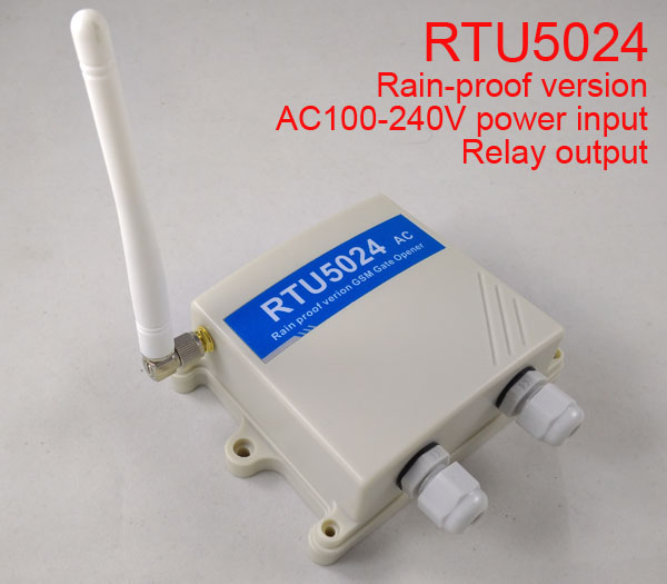 Outdoor waterdichte RTU5024 GSM Gate Opener Relais Schakelaar Afstandsbediening Toegang Door Gratis Call