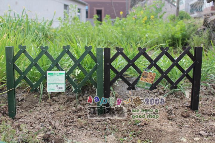 Wooden Telescopic Fence Wooden pile Garden wood fence Balcony courtyard decoration Flowerbed Small fence Natural anticorrosive