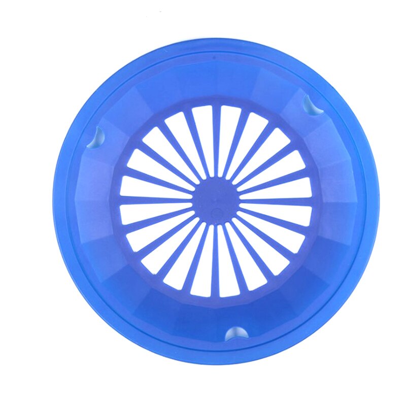 10Pcs BBQ Paper Plate Holder Plastic Dinner Plates Reusable Barbecue Trays For Pot Restaurant Business Cutlery Plastic Plate