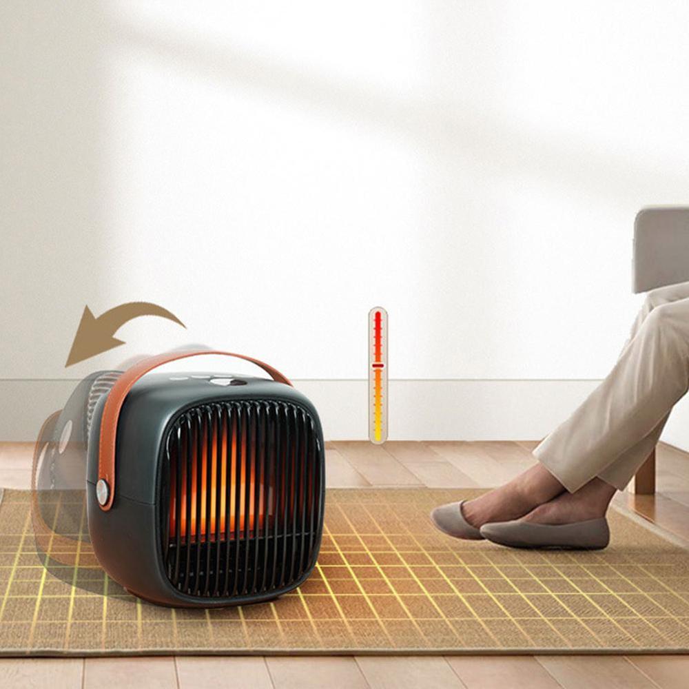Space Heater Personal Mini Electric Heater Desk Heater Heater Machine Protable Radiator Office Warmer Home For Winter Fan P1X3