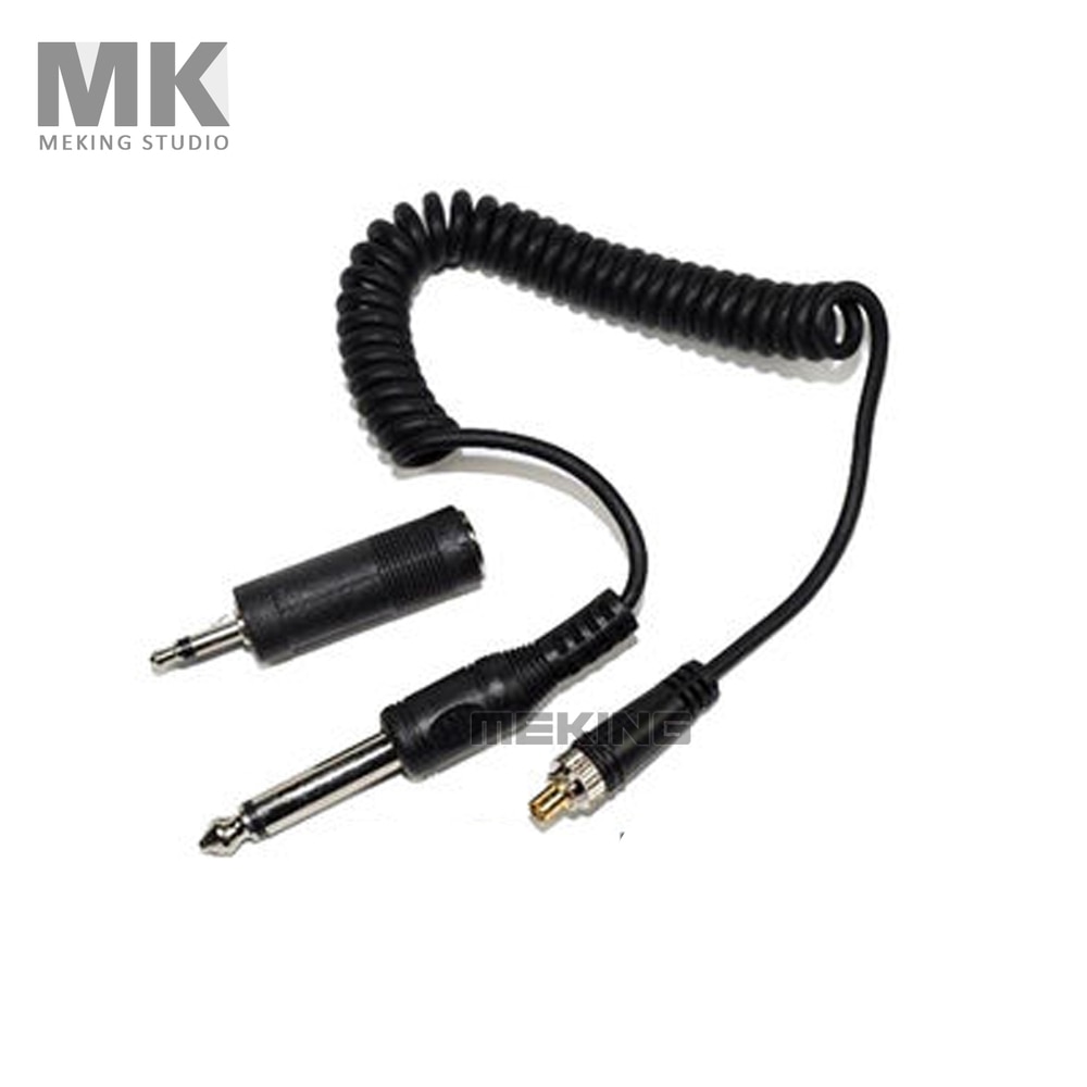 Yongnuo LS-PC635 SYNC Kabel voor Studio Flash RF603 RF603II YN-622 Trigger met 6.35mm naar 3.5mm Adapter