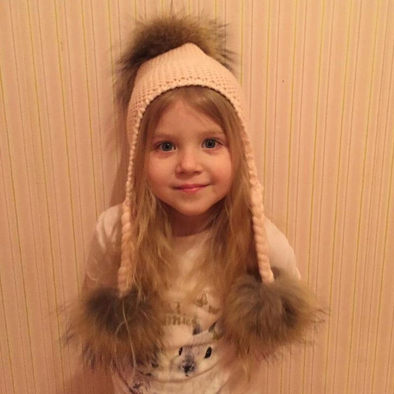 Vinterhatte til børn vinterhatte til piger børn strikket hat pige pom pom hat børn piger børn
