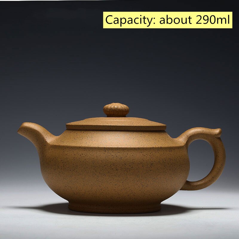 Retro tea set purple clay xi shi teapot Teaware decoration pot Authentic full handmade Chinese yixing purple sand teapot: M