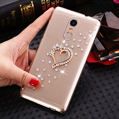 Glimlach Case voor Lenovo K6 Note Cover 5.5 inch 5 Stijl Mode Blauwe Vlinder bloemen Rhinestone Case voor Lenovo K6 note Funda: 4