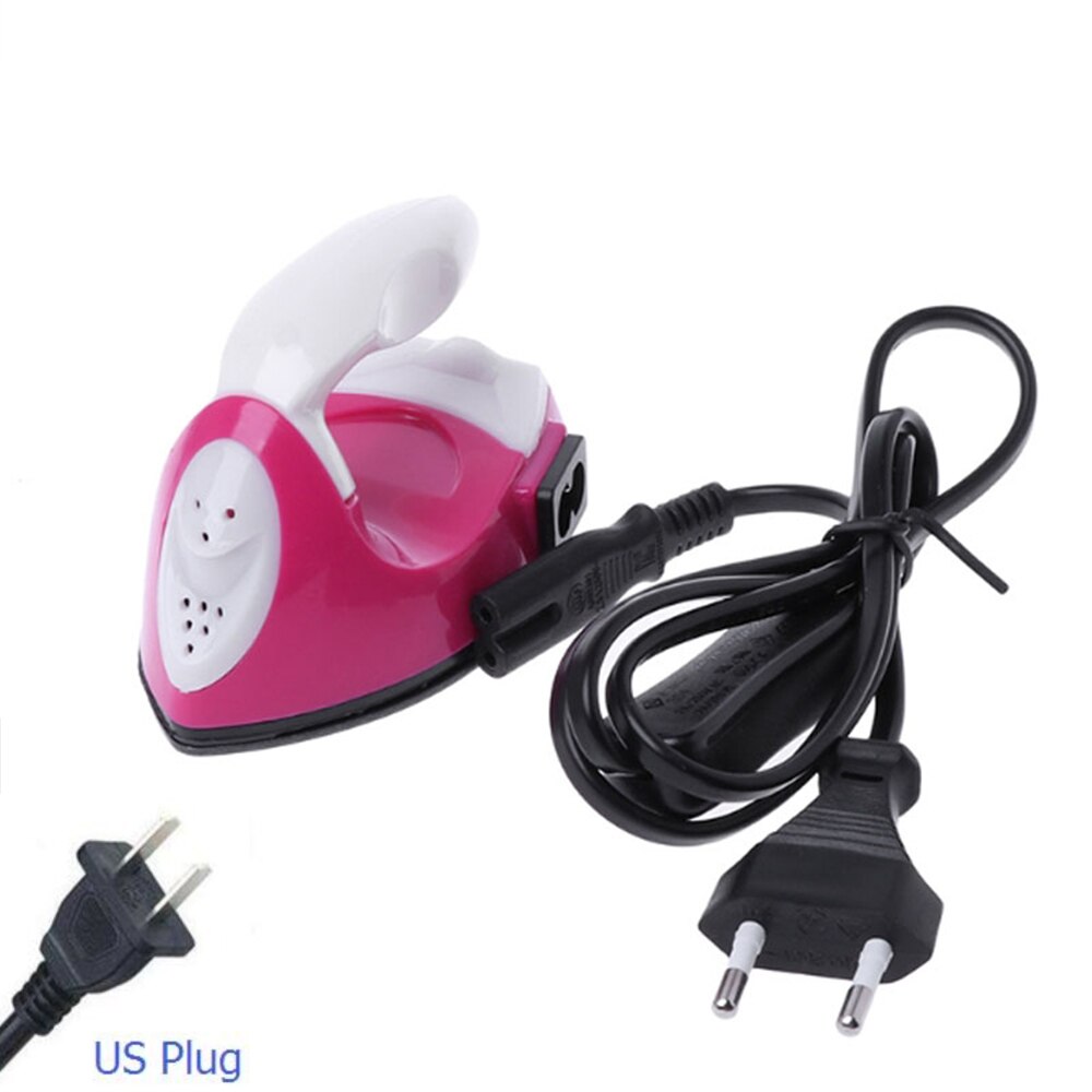 MEXI Portable Mini Electric Irons DIY Craft Pink Mini Electric Irons Clothing ironing machine