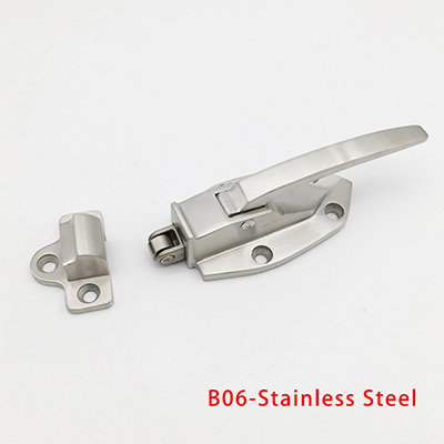 Stainless Steel Oven Door Lock Freezer Lock Latch Handle Cold Storage Door Lock Oven Flat Door Handle A06: B06-STAINLESS STEEL