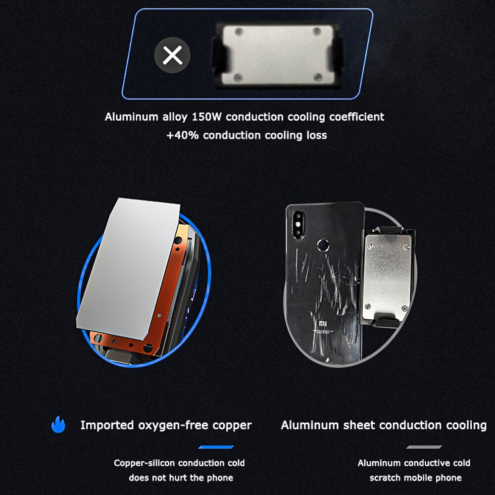 Uniwersalny telefon komórkowy Radiator telefon do gier Cooler regulowany przenośny uchwyt wentylatora Radiator dla iPhone 11Pro XS Max Samsung S10 S20 S8 S9 Huawei Xiaomi LG OPPO VIVO Redmi oneplus xperia