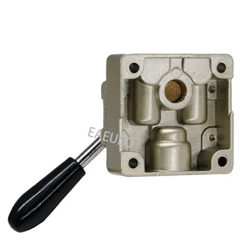 Pneumatic switch hand rotary valve HV200D one-in and two-out cylinder control reversing valve hand valve 02B