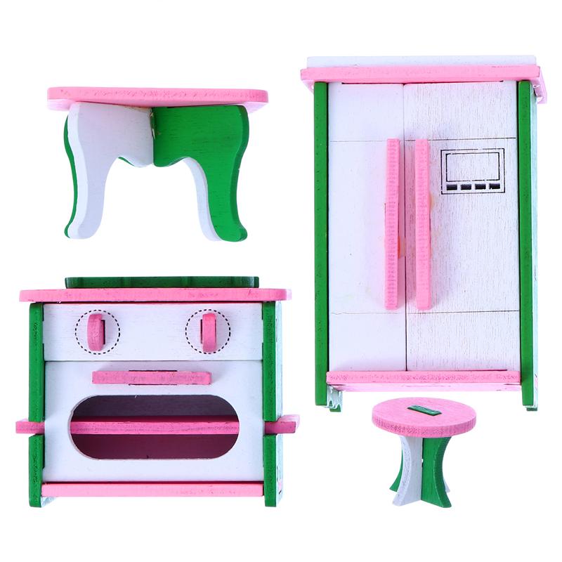 1 Set Mini Play House Furniture Adorable Miniature Doll Toy Accessories: Default Title