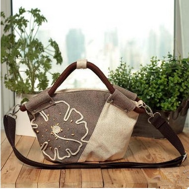 Appliques Lady's Multi-use bags women casual Shoulder&Handbags Top All-match Vintage shopping carrier