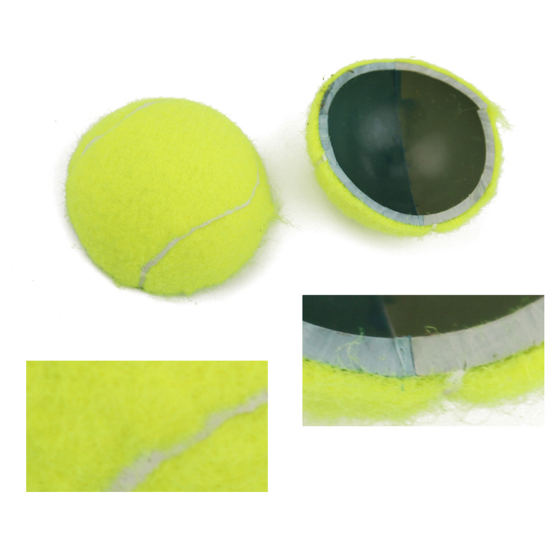 Pelota de tenis para entrenamiento , pelota de tenis amarilla fluorescente, pequeña, de alta resistencia, entrenamiento de práctica, ejercicios deportivos al aire libre
